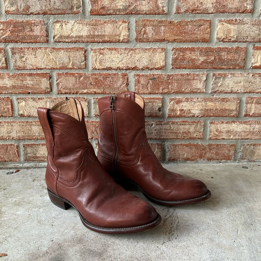 Tecovas Wide The Dean Men’s Leather Western Zip Boots